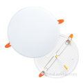 Led Frameless Plastic Panel Light LED Embedded Round Plastic Panel Light 12w 3000k/4000k/6500k Manufactory